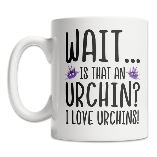 I Love Urchins Mug - Urchin Lover Mug - Cute Urchin Gift Idea - Cute Urchin Mug - Funny Urchin Gift Mug - Cool Urchin Mug