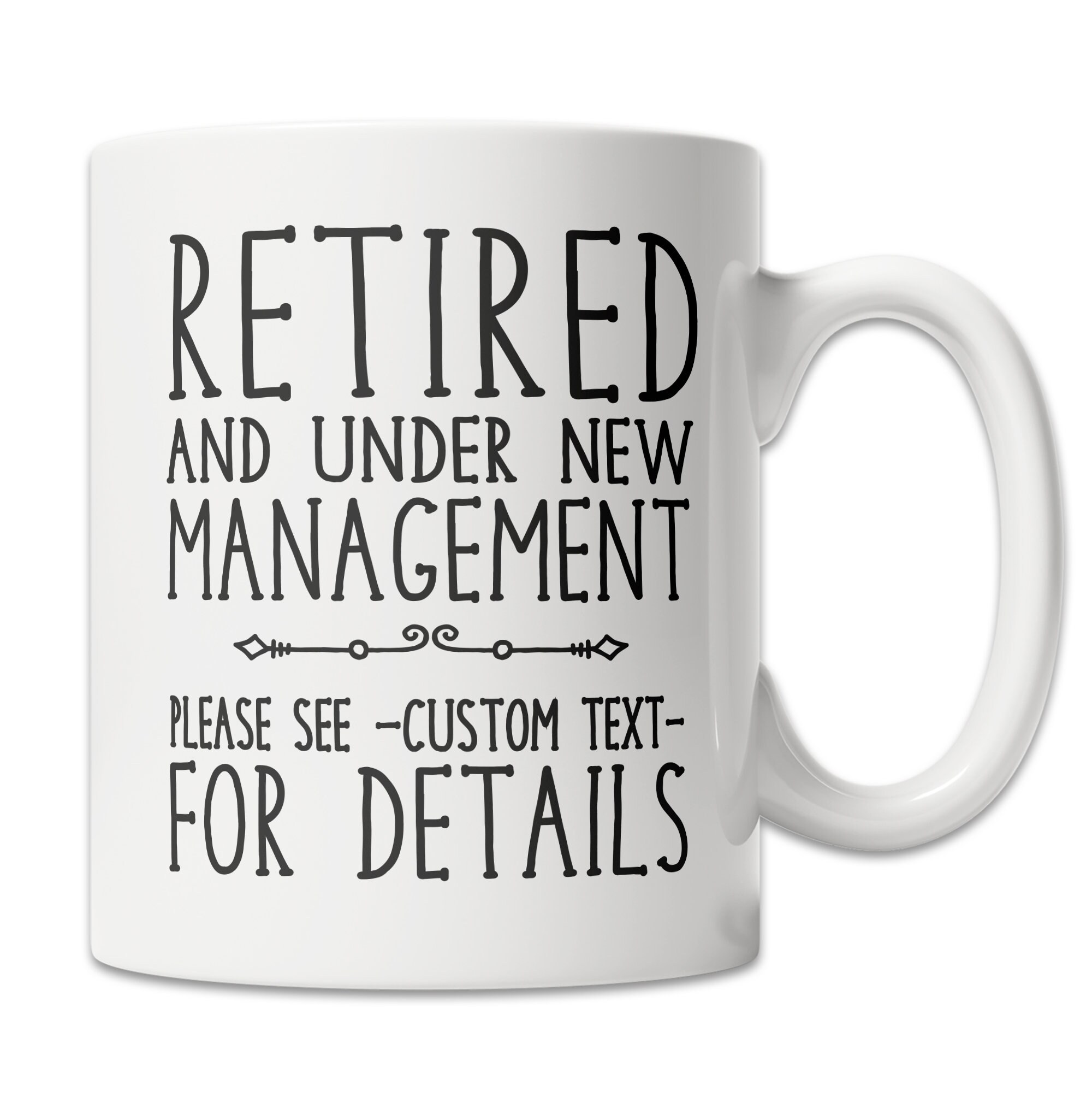 Custom Retiree Gift Idea Personalized Retirement Mug Funny Etsy