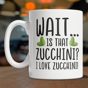 Funny Zucchini Lover Mug, Home Gardener Cup image 5
