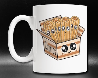 Kawaii Churro Box Mug: Fun Churro Lover Gift