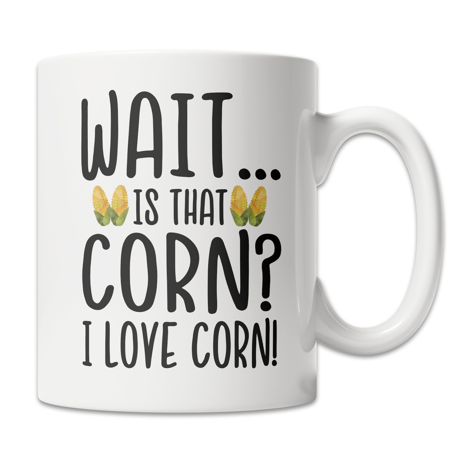 I Love Corn Mug Corn Lover Mug Cute Corn Gift Idea Cute Etsy