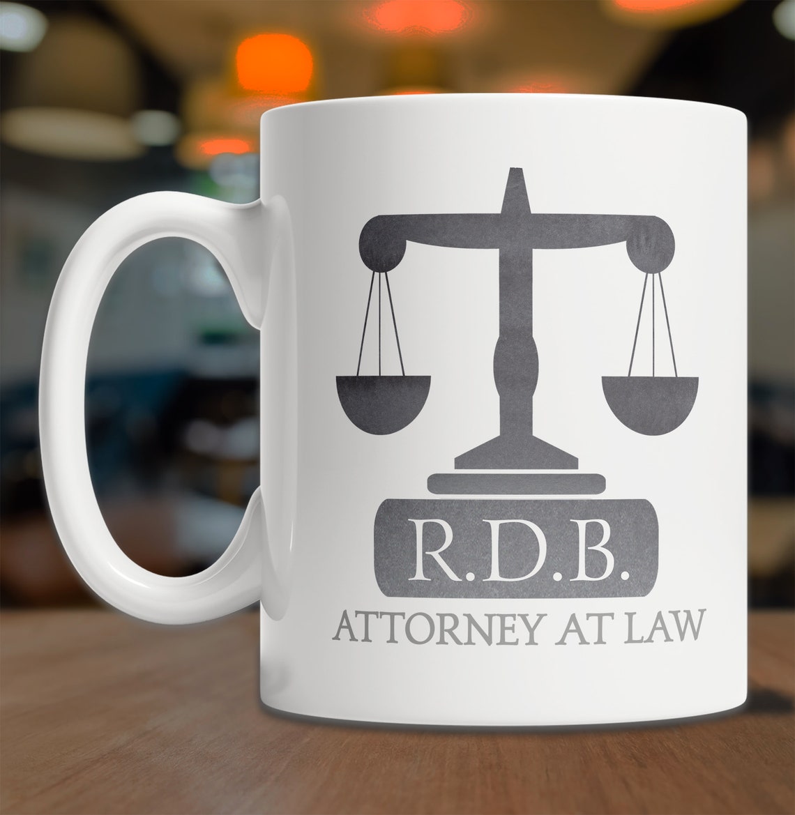 Custom Lawyer Mug Personalized Lawyer Mug Custom Lawyer Etsy