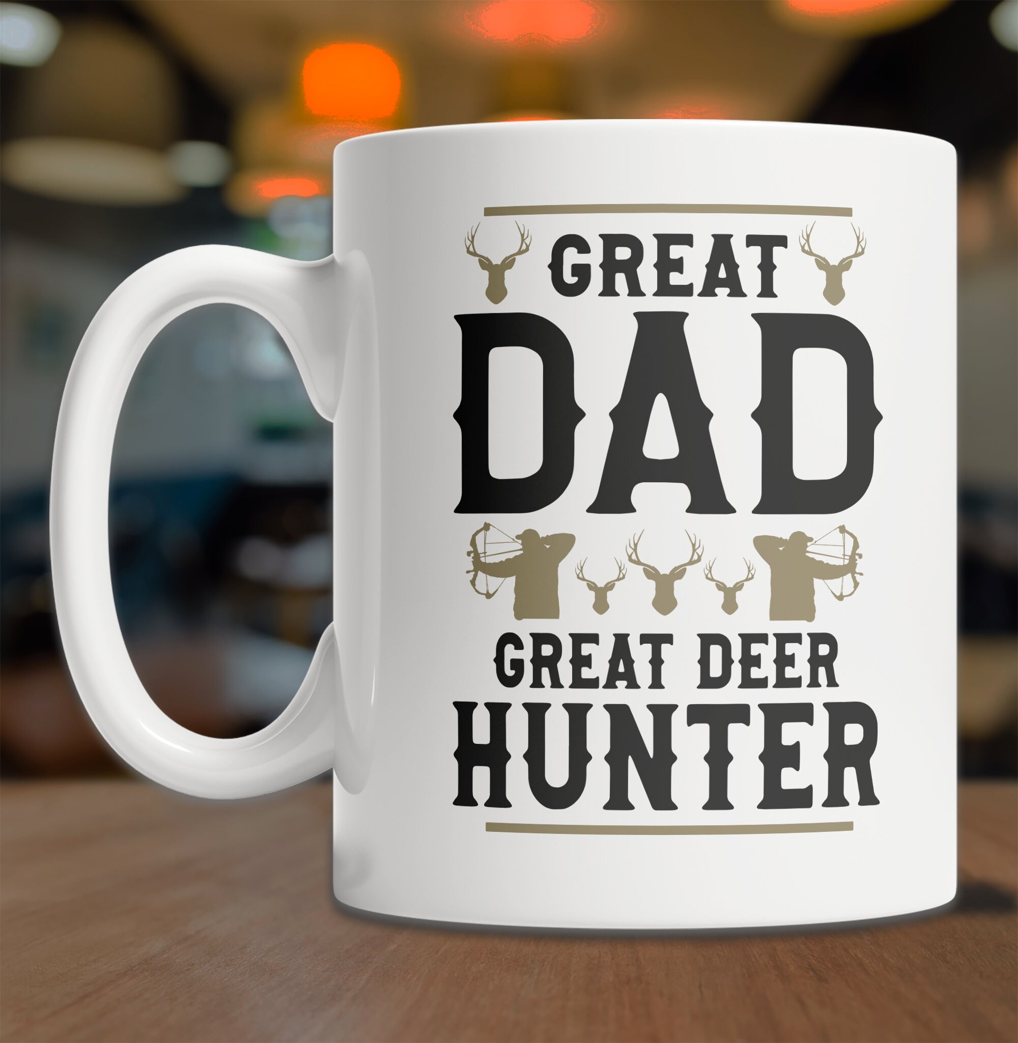Bowhunting Mug Deer Bowhunter Dad Gift Idea Deer Hunter Etsy