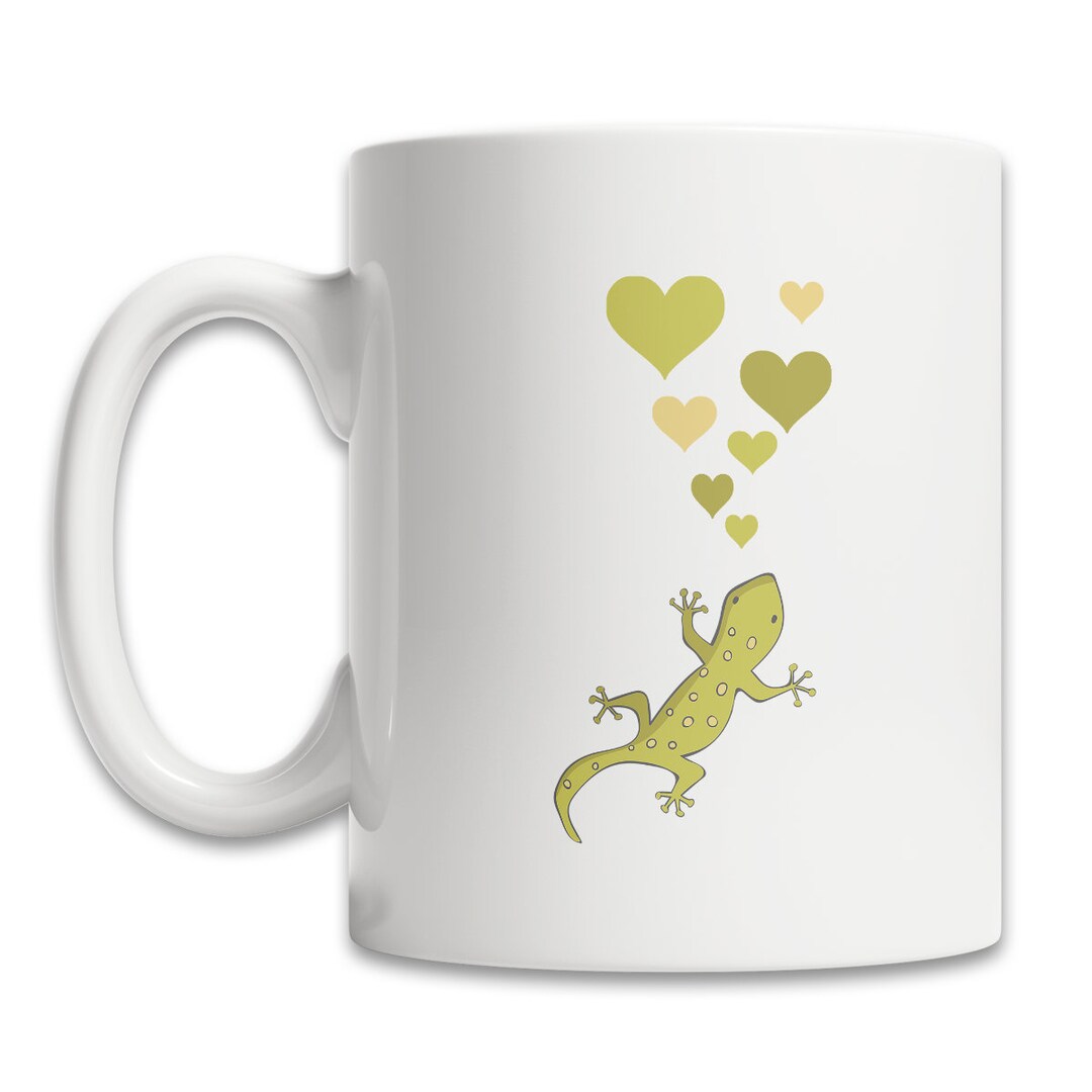 Cute Lizard Coffee Mug Gecko Owner Mug Cute Gecko Mug Cute Lizard Gift