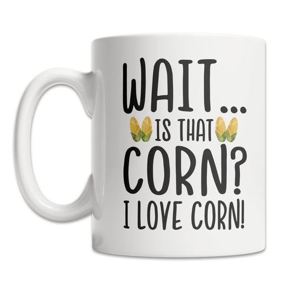 I Love Corn Mug Cute Corn Mug for Corn Lovers Corn on the Cob Gift