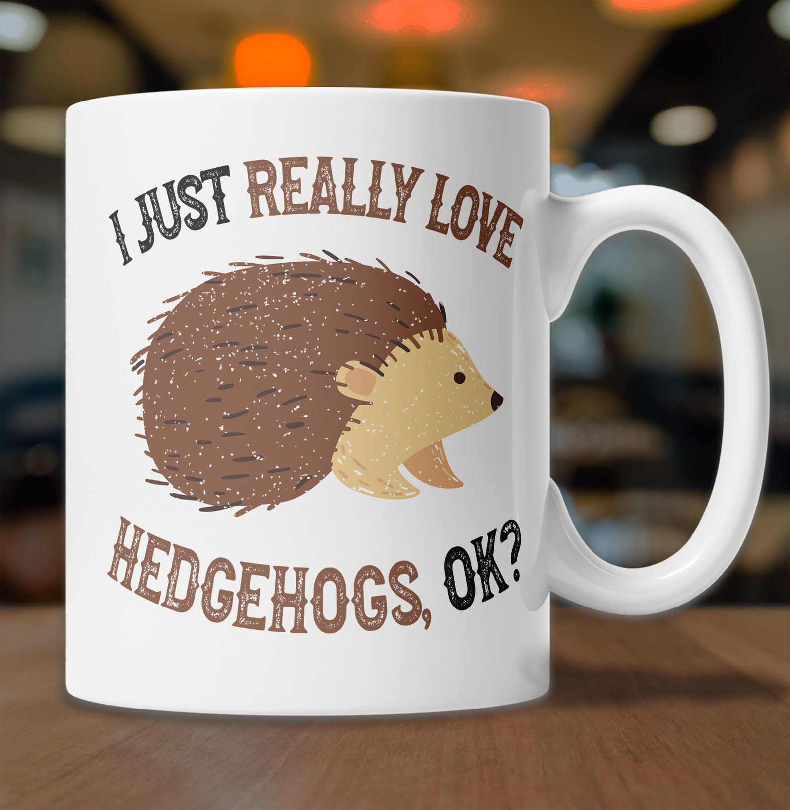I Love Hedgehogs Mug Cute Hedgehog Mug for Hedgehog Lovers Etsy UK
