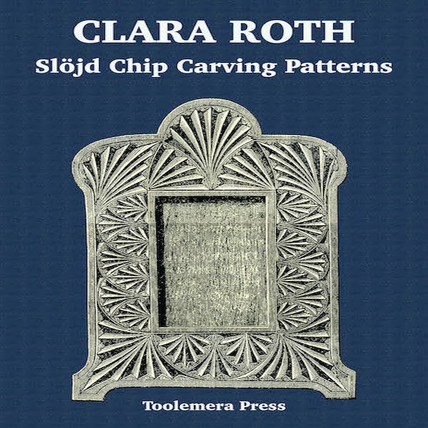Sloyd Chip Carving Patterns, 1892 by Clara Roth. 2 PDF Digital Downloads