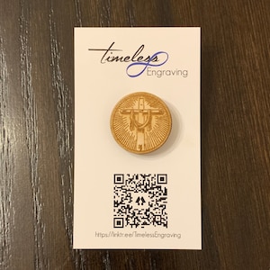 Wooden Cross Pin