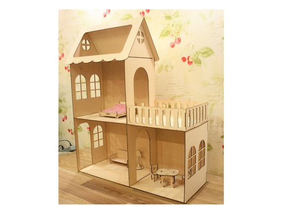 miniature barbie house