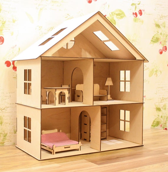 wooden dollhouse dolls