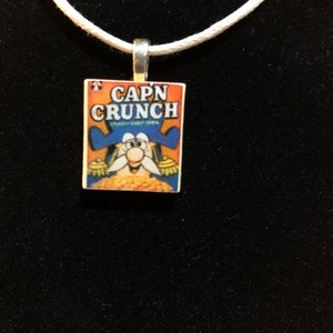 Captain Crunch Scrabble Tile Pendant Nickel Free