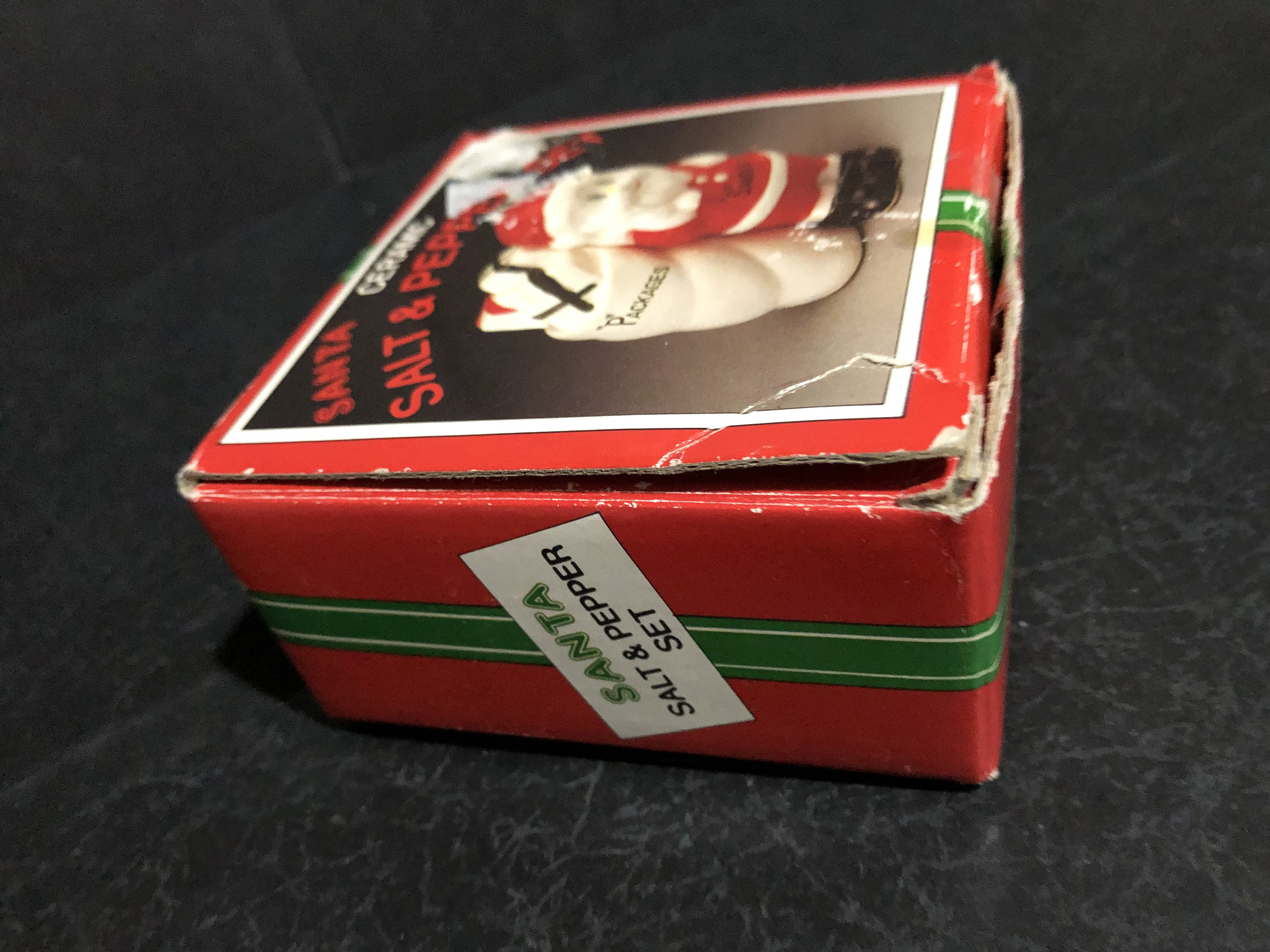 Salt and Pepper Shaker Set Santas Packages for Woolworth in Etsy
