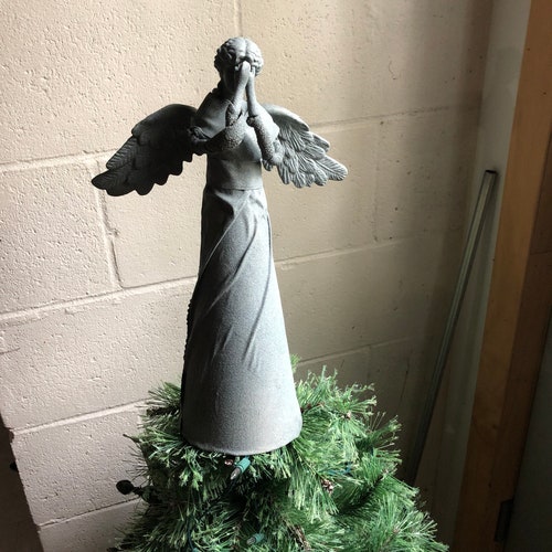 Christmas Tree Topper Weeping Angel From Doctor Who Etsy