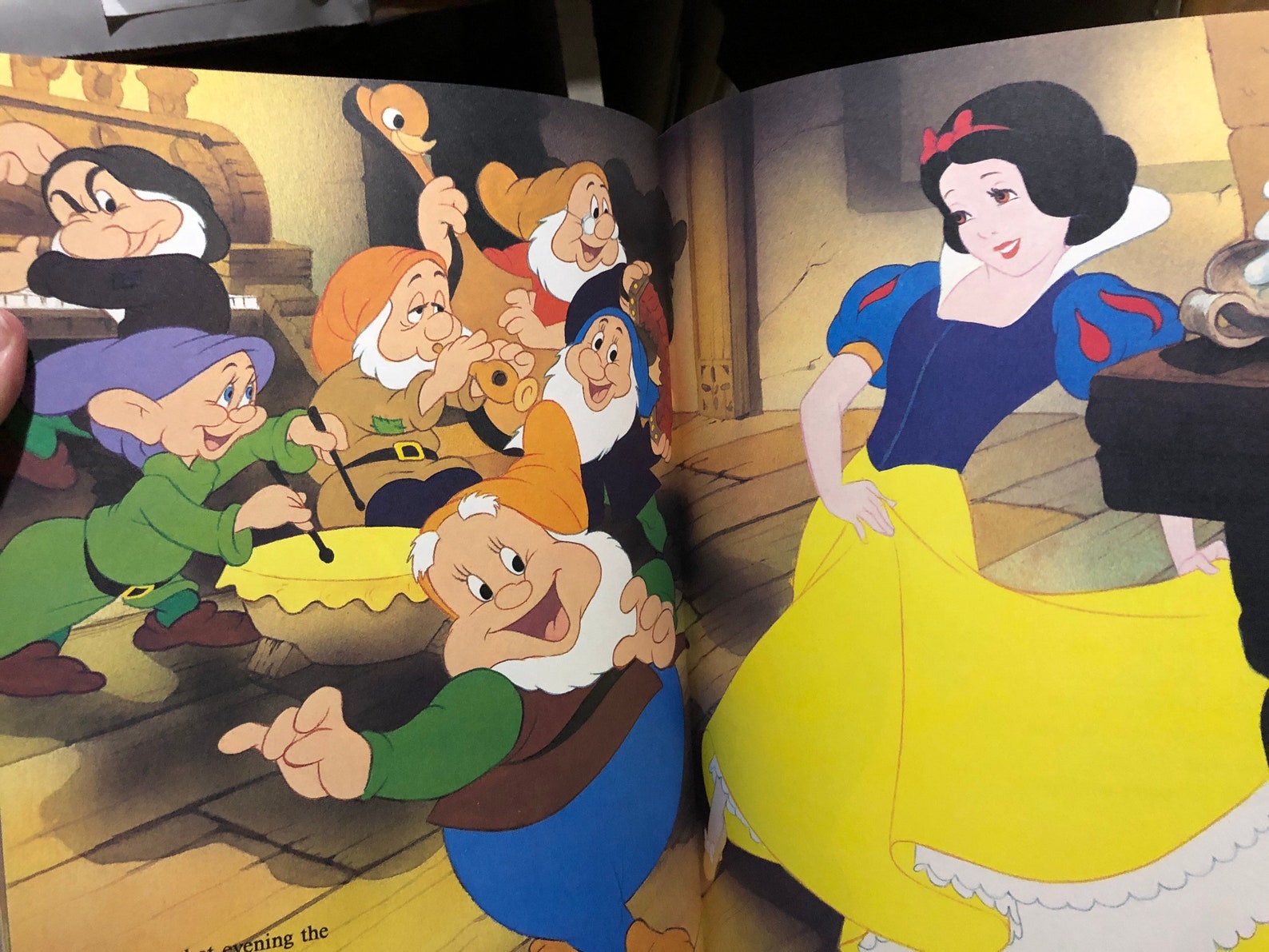 Snow White and the Seven Dwarfs 1986 Large Book by Twin Books | Etsy