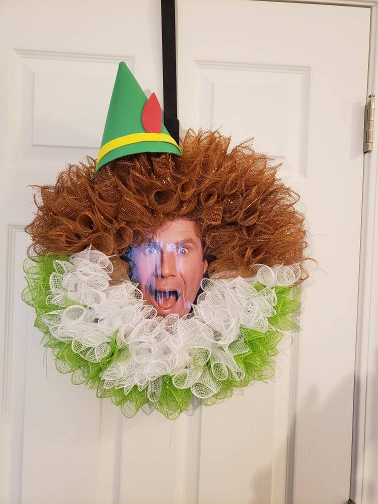 Buddy the Elf Wreath Etsy