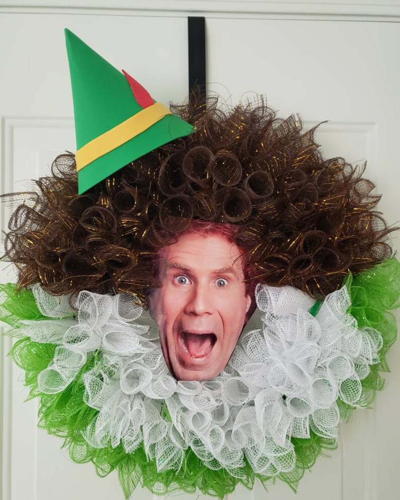 Buddy the Elf Wreath Etsy