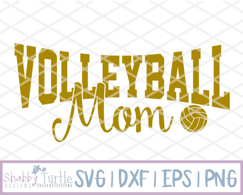 Download Volleyball Mom SVG DXF EPS Cutting File Cricut Cut File | Etsy