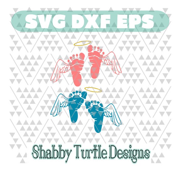 Download Angel Baby Feet Svg Dxf Eps Cutting File Cricut Cut File Etsy