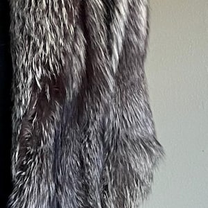 Silver fox fur coat - Etsy 日本