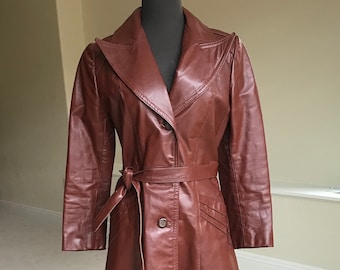 ジャケット・アウター Vnintage leather mods coat Mod/GoGo Leather Vintage Outerwear Coats & Jackets for Men