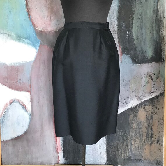 Vintage Modern Black 2 Piece Jacket Skirt Suit Set - image 10