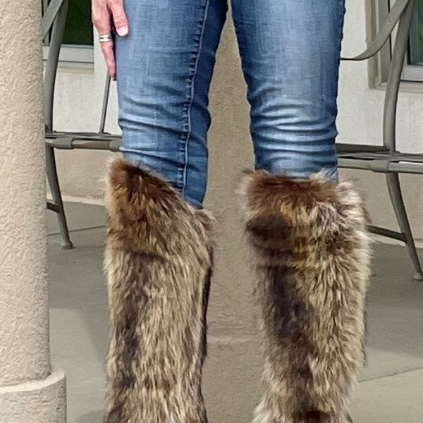 Fur Leg Warmers Etsy