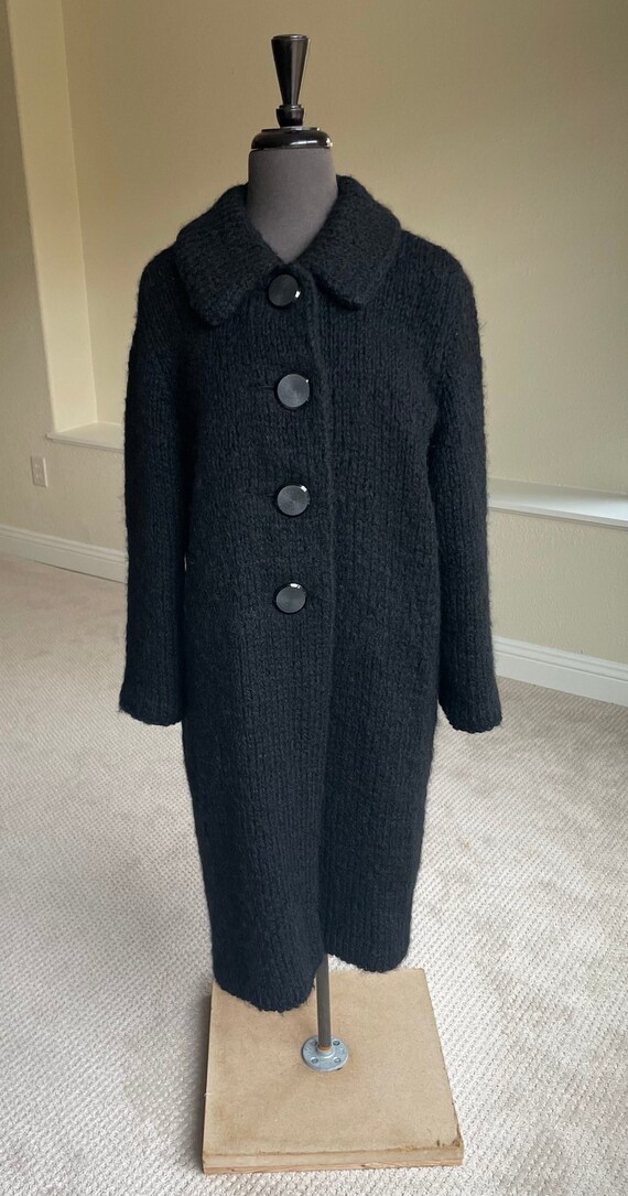 Black Wool & Mohair Two Pocket Jacket main image 1