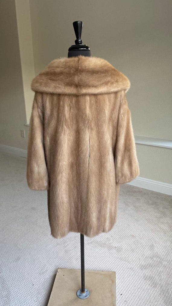 Vintage Autumn Haze Mink Fur Jacket Coat 3/4 Leng… - image 8