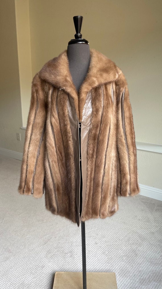Mink leather jacket vintage - Gem Mink leather jacket vintage - Gem