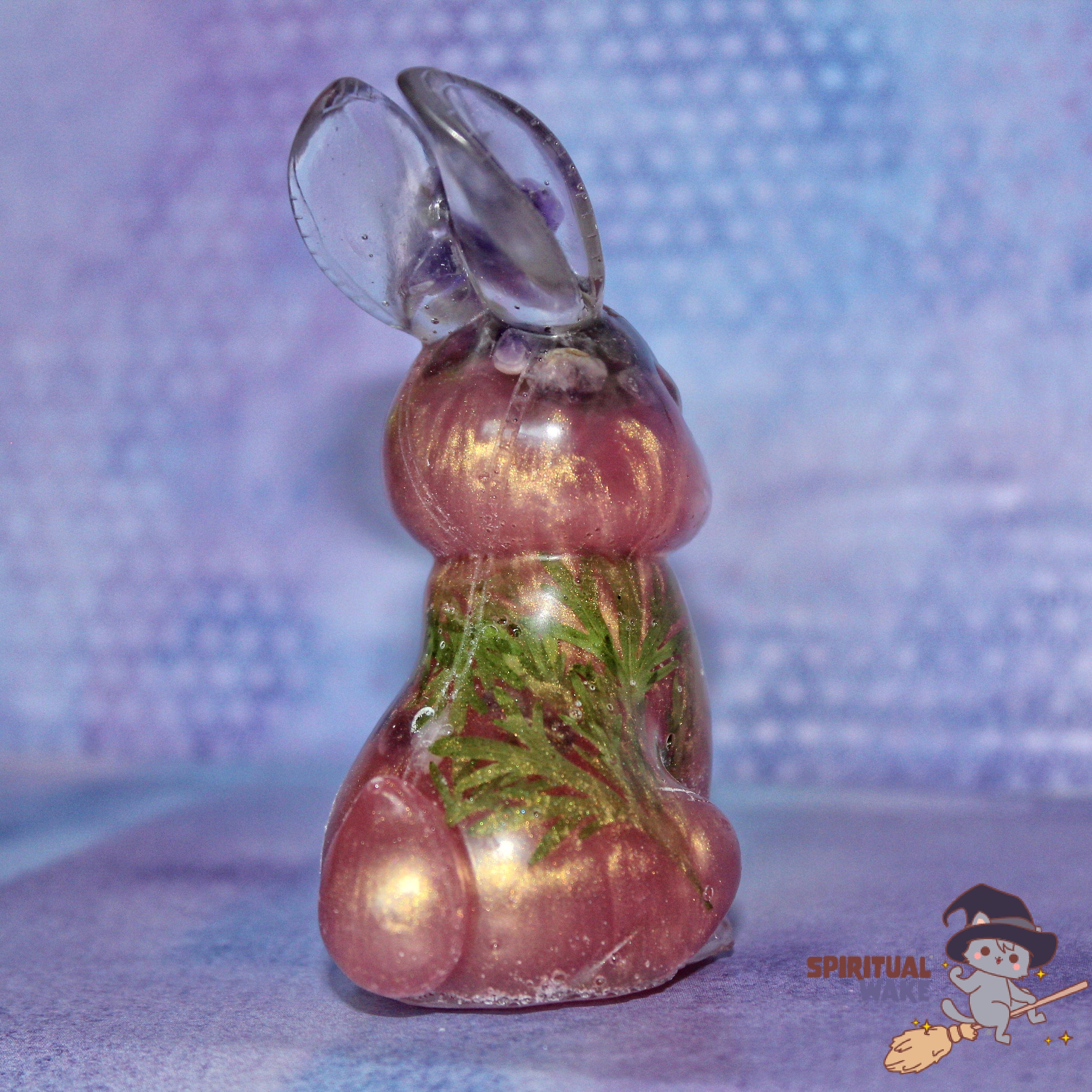 Amethyst Crystal Bunny Resin Bunny Rabbit Crystal Crystal | Etsy