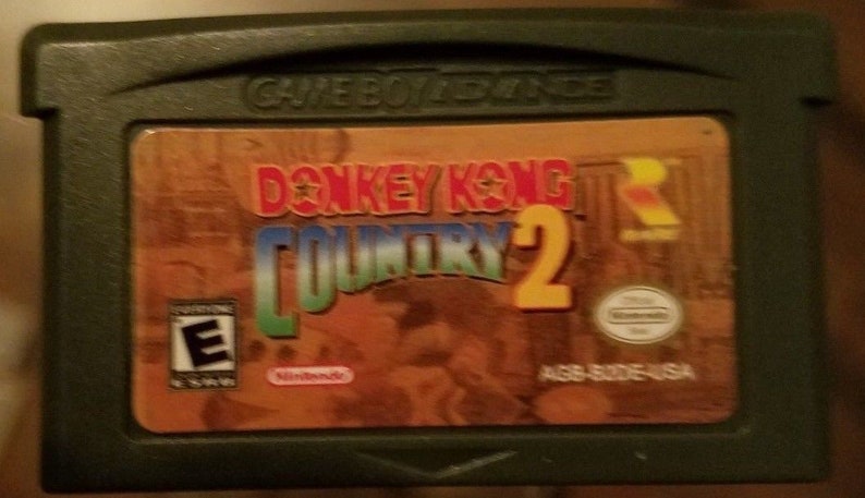 Donkey Kong Country 2 English Custom Game Boy Advance GBA