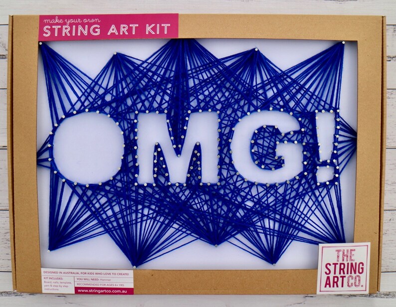 String Art Kit OMG Etsy