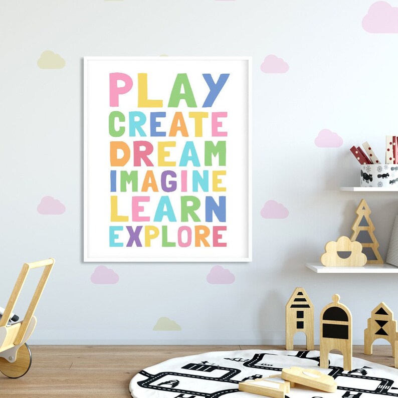 toy room wall art