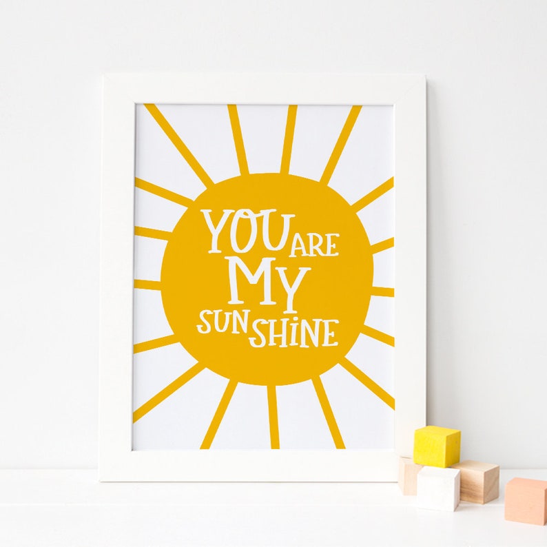 On your own Are My Sunlight Printable Artwork, Yellow Nursery Decor, Higher than Crib Decor, Solar Nursery Print, Solar Kid Wall Artwork *Fast Down load* image regarding You Are My Sunshine Printable named By yourself Are My Sunlight Printable Artwork, Yellow Nursery Decor, In excess of Crib Decor, Sun Nursery Print, Sun Child Wall Artwork *Instantaneous Down load*