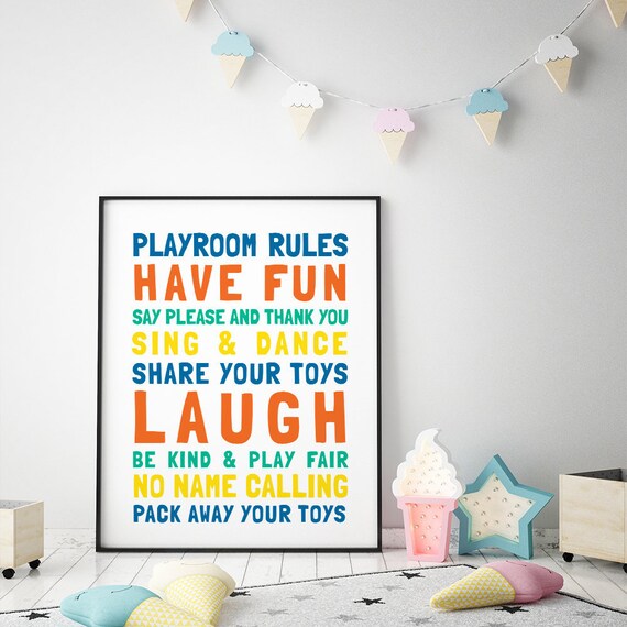 toy room wall art