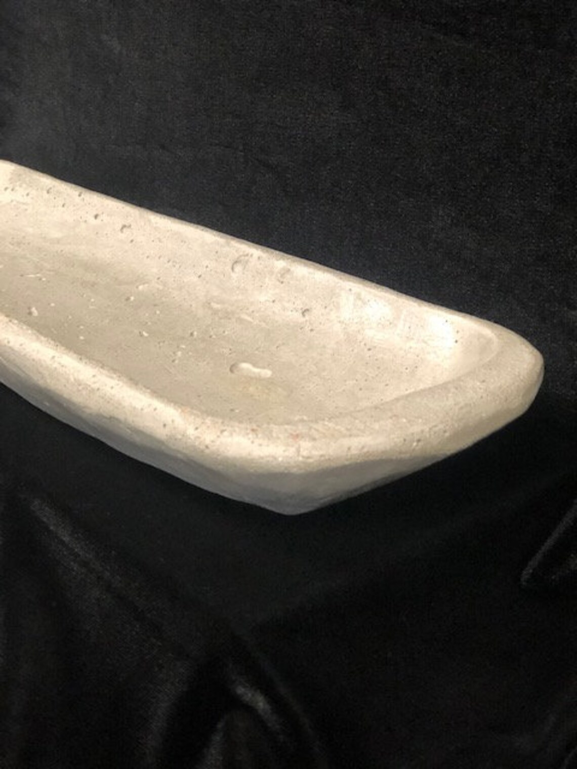 Decorative Concrete Rustic Dough Bowl Farmhouse Centerpiece by Etsy