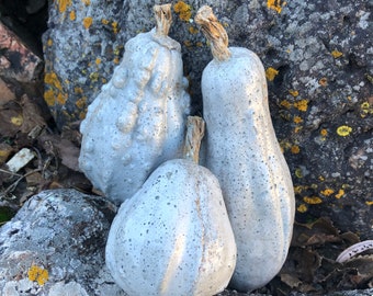 Handcrafted Concrete Gourds