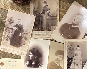 1900s Framed Vintage Cabinet Card Photo Display Vintage Musician Black and White Portraiture Artistic Display Movie Prop TV Prop History