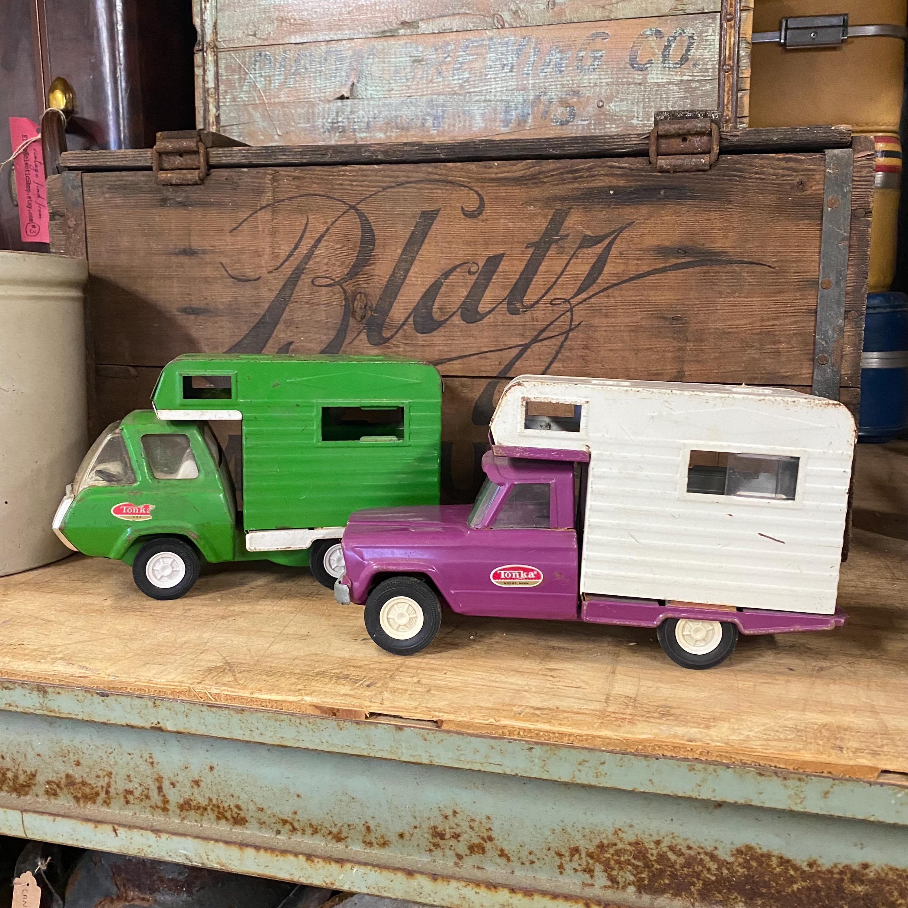 Purple Tonka Jeep Camper, 1960s Motor Home Pressed Metal Toy - Etsy UK
