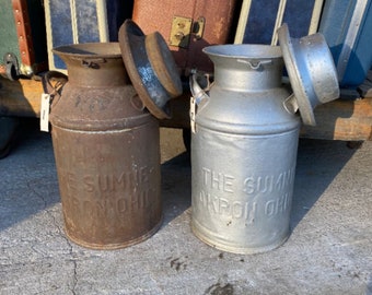 Decorating the Yard & Garden with Vintage Milk Cans - Organized