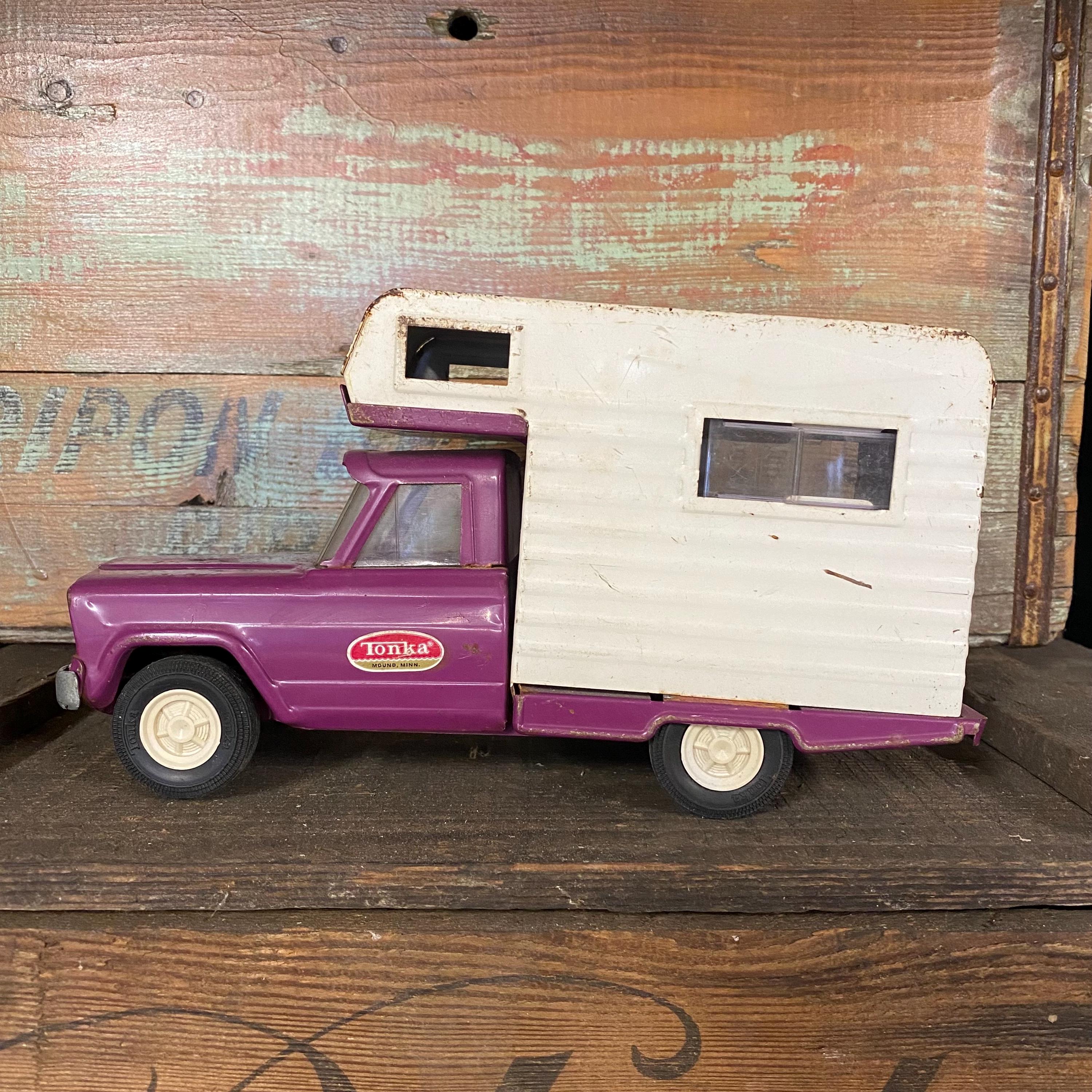Purple Tonka Jeep Camper, 1960s Motor Home Pressed Metal Toy - Etsy