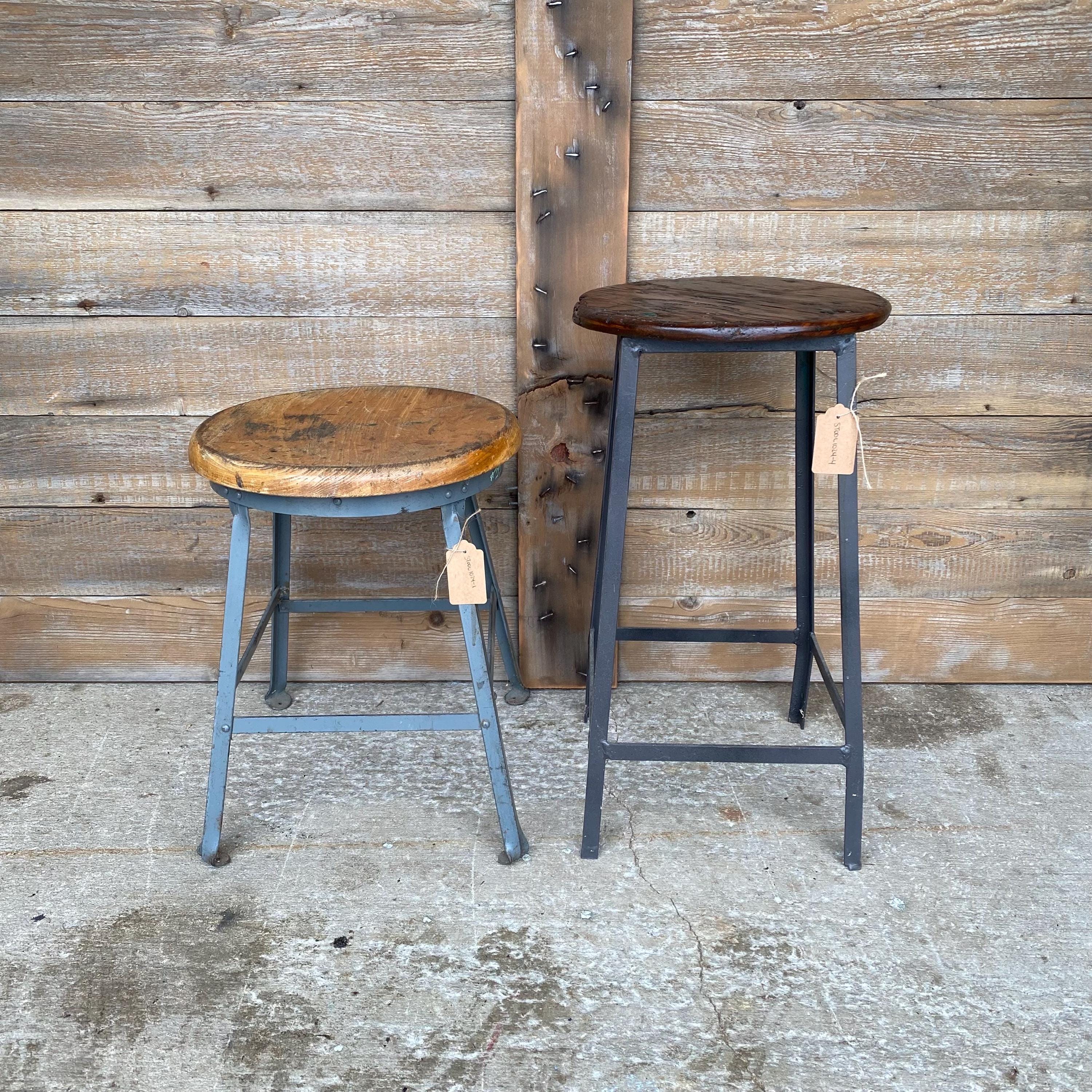 IRON × WOOD STOOL Option_11179558_13219942431087