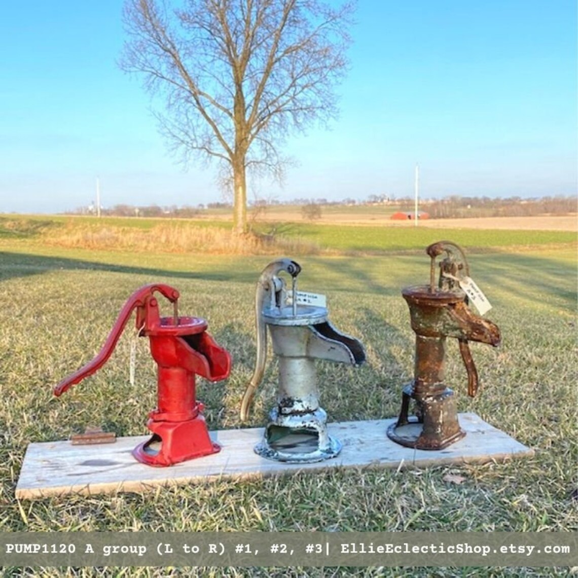 Vintage hand pump Antique pitcher pump Cast iron water pump Etsy