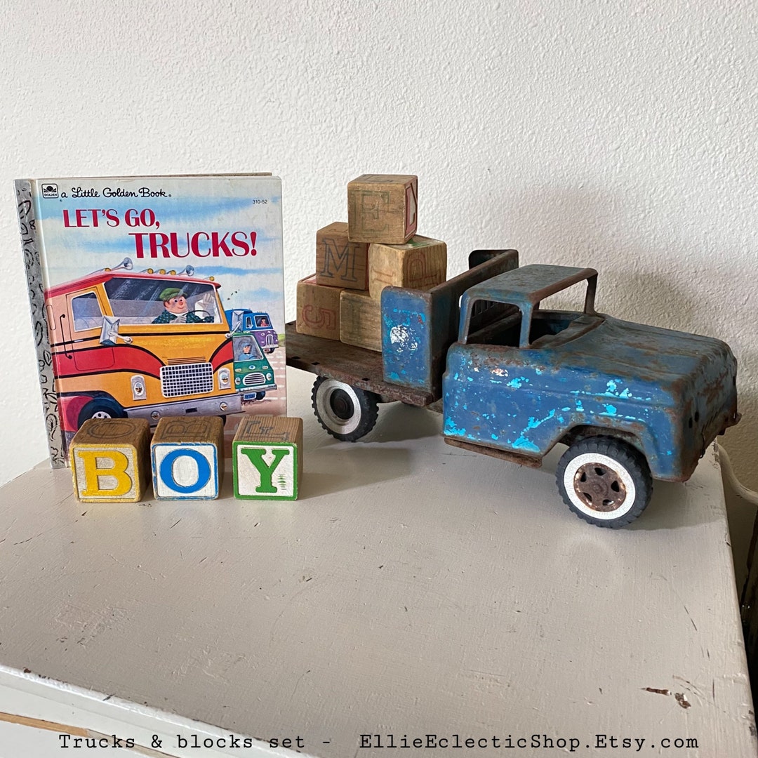 Vintage Truck Baby Boy Decor Set Baby Shower Gift Nursery Etsy