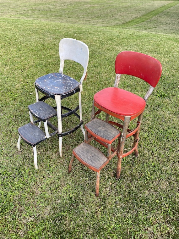 Vintage stool chair discount