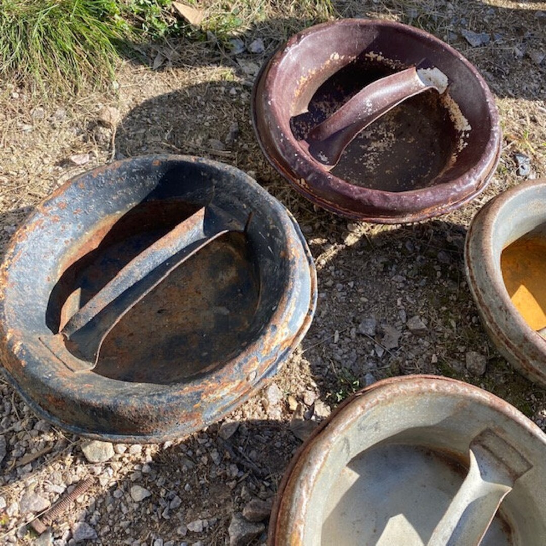 Vintage Milk Can Lid, Handle Top Metal Lid for Large Milk Can Etsy