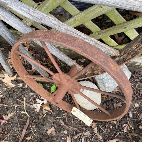 Shops Vintage metal iron wheel rims 16