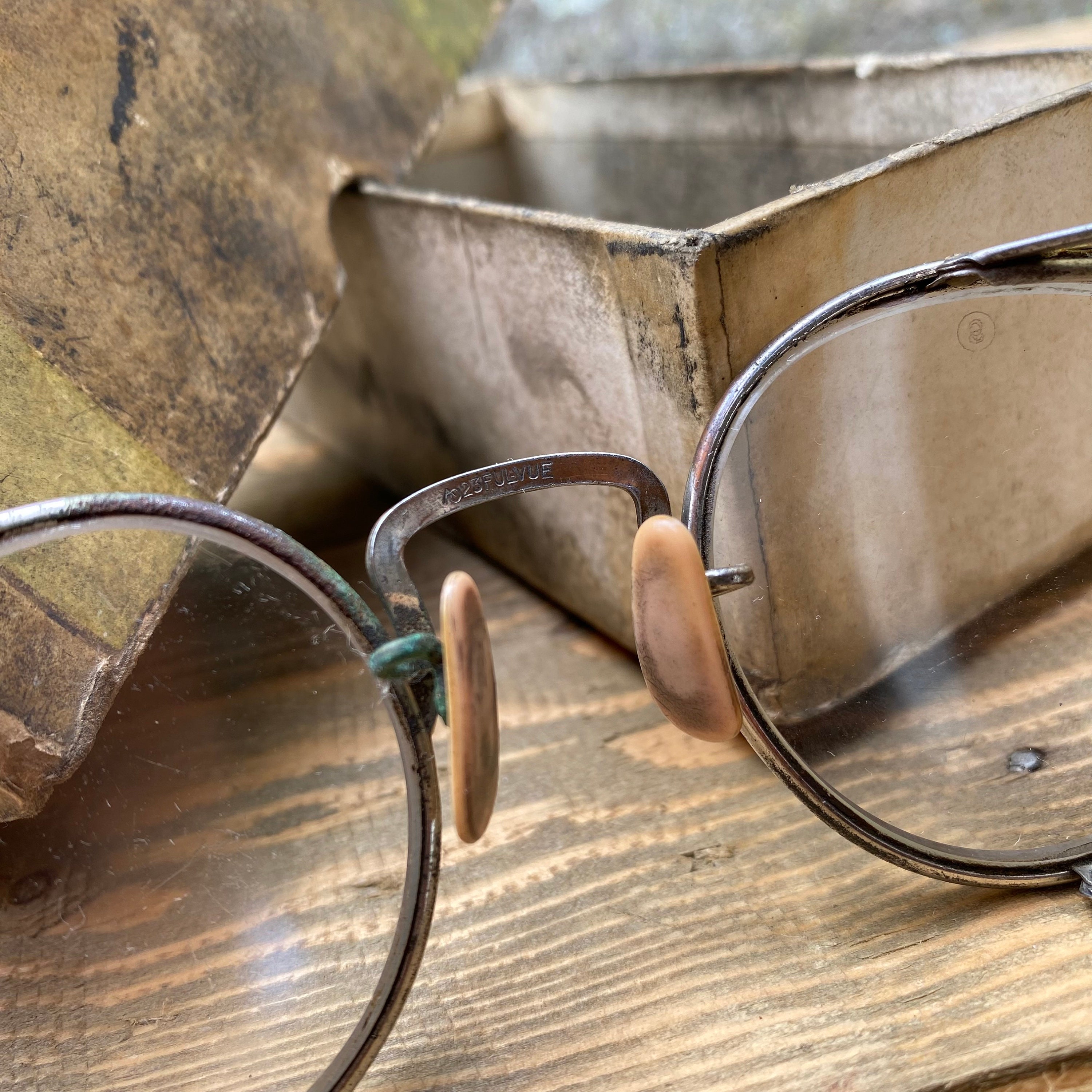 Vintage American Optical Ful-vue Eyeglasses With Side Shields - Etsy