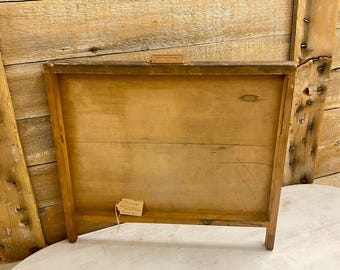 Vintage printer tray 22x21 | Wooden printer's drawer