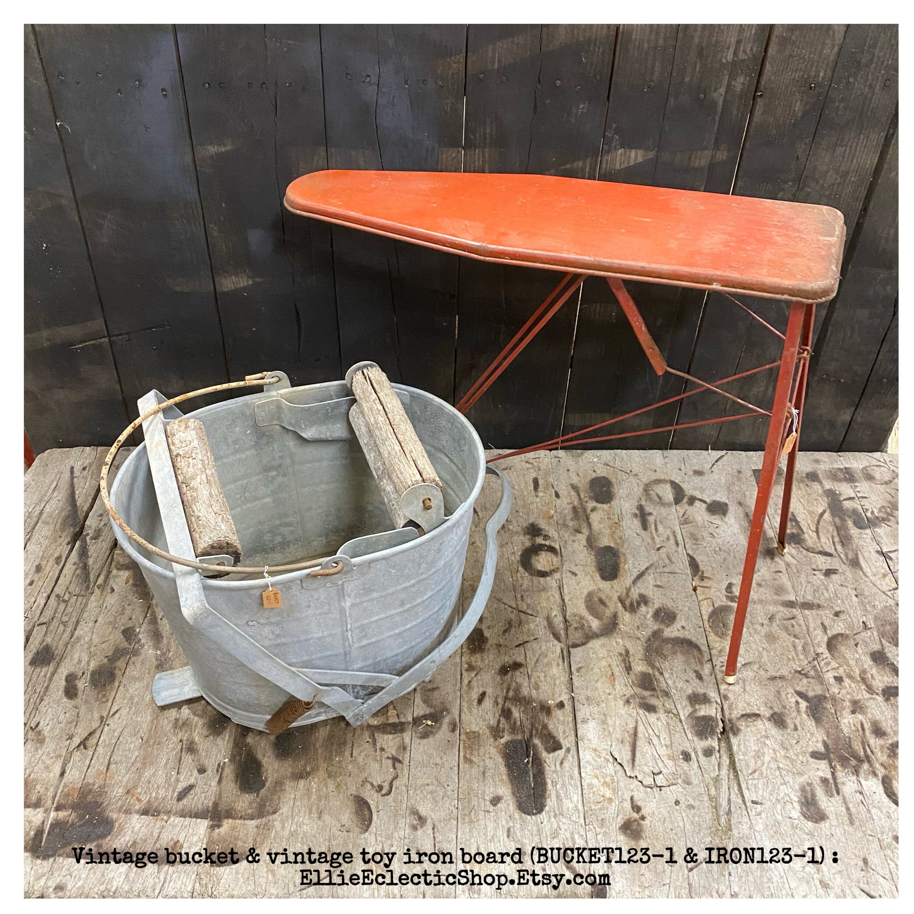 Vintage toy top ironing board